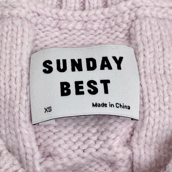 Aritzia Sunday Best winston Pink sweater vest - Picture 2 of 9